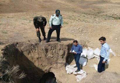 دستگیری باند حفاران غیرمجاز در منطقه حفاظتشده «سفیدکوه» ازنا