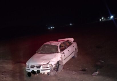 ️واژگونی سمند در محور اراک – ازنا یک مصد.وم برجای گذاشت